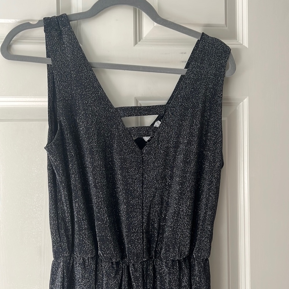 Maurice’s black/silver jumpsuit